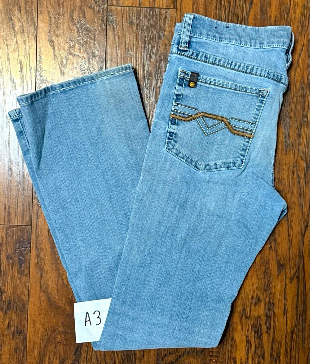 Cody James Light Wash Bootcut Western Jeans 34x34 Tagged 33x36 Cowboy